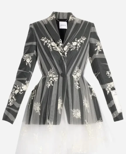 Zendaya 2026 Good Morning America Erdem Floral Embroidery Blazer