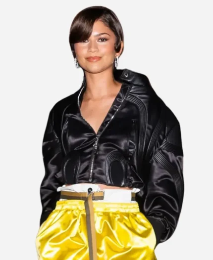 Zendaya After Party NYC Cropped Jacket