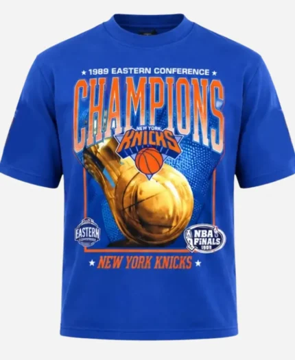 Timothee Chalamet Cavaliers vs Knicks T-Shirt - Blue