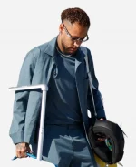 Newark Liberty International Airport Brazil Arrival Neymar Jr. Blue Blazer