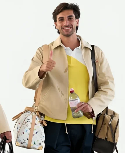 FIFA World Cup 2026 Spain Team Arrival Beige Jacket