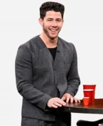 The Tonight Show 2026 Nick Jonas Grey Blazer