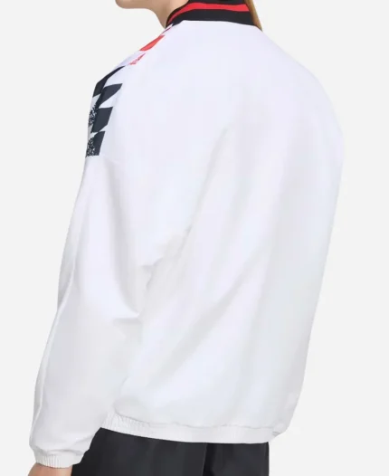 Adidas Manchester United Stadium White Track Jacket