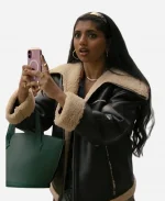 Not Suitable For Work Abby Chilukuri Leather Jacket
