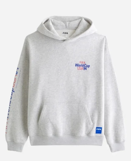 USA 94 World Cup Graphic Hoodie - Light Heather Grey