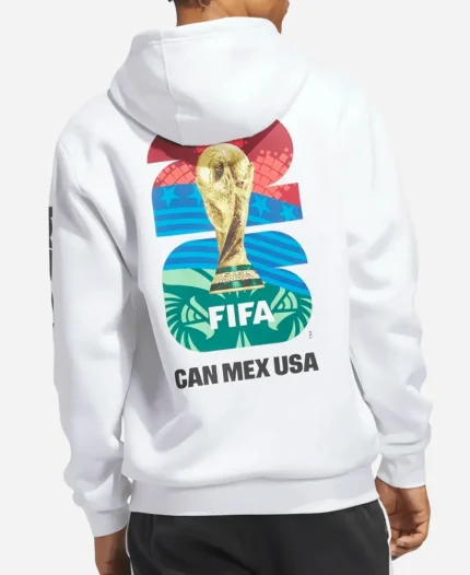 FIFA World Cup 2026 Match Ball Graphic Hoodie - White