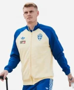 Adidas FIFA World Cup 2026 Sweden National Team Royal Blue & Cream Track Jacket