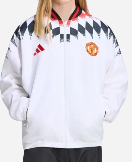 2026 World Cup Manchester United Stadium White Track Jacket