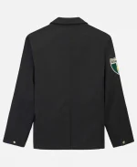 Adidas Originals x Willy Chavarria Men's Players Logo Black Twill Blazer