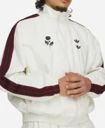 Adidas x Willy Chavarria Off-White Woven Track Jacket