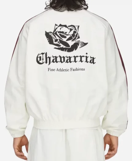 Adidas x Willy Chavarria 2026 Off-White Woven Track Jacket