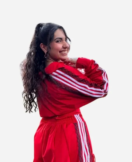 Alessia Cara 2026 FIFA World Cup Opening Ceremony Adidas Red Cropped Track Jacket