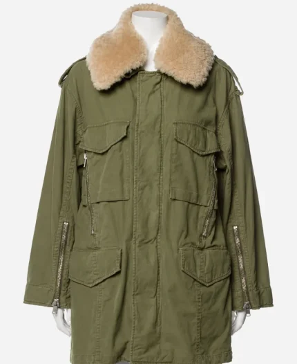 Avantika Vandanapu Not Suitable For Work Fur Collar Jacket