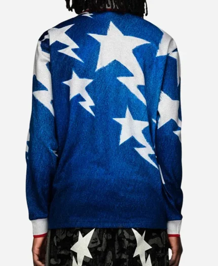 Star Print Soccer Jersey