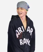 BTS ARIRANG World Tour Las Vegas Kim Taehyung Black Full-Zip Hoodie
