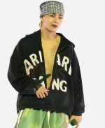 BTS ARIRANG World Tour Las Vegas V Black Full Zip Hoodie