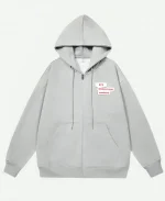 BTS ARIRANG 2026 World Tour Heather Grey Zip-up Hoodie