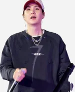 BTS Stanford Concert Tour Suga 7 Graphic Black Sweatshirt