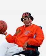 NBA Finals 2026 Spike Lee New York Knicks Orange Varsity Jacket