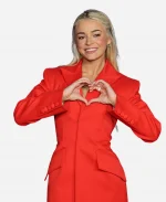 Baywatch Reboot Promo Livvy Dunne Blazer - Red