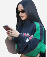 Becky G 2026 Australia vs Mexico Cropped Track Jacket