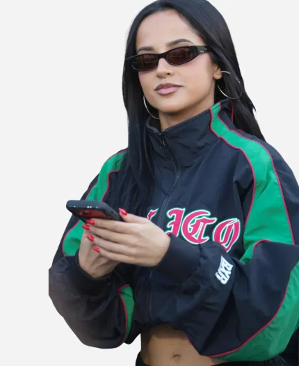 Becky G New York Cropped Track Jacket For Sale