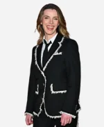 Betty Gilpin Office Romance Premiere Black Blazer