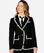 Betty Gilpin Office Romance Premiere Blazer - Black