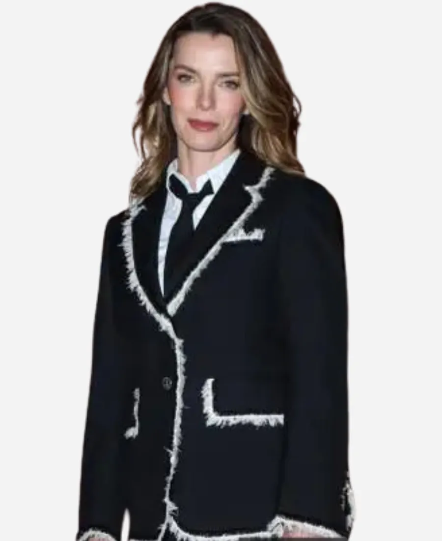 Betty Gilpin Office Romance Premiere Blazer - Black Betty Gilpin Office Romance Premiere Blazer