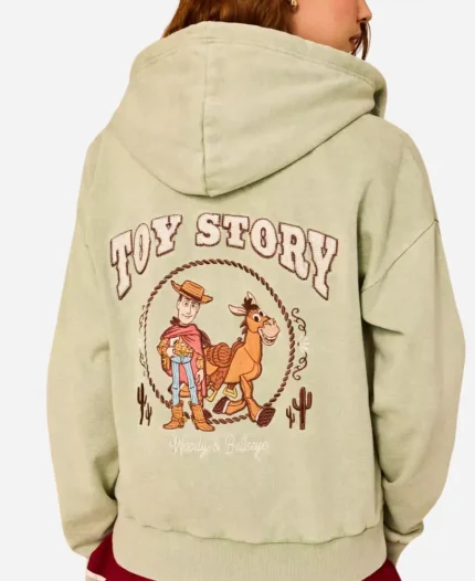 BoxLunch Toy Story 5 Woody & Bullseye Cropped Hooded Jacket