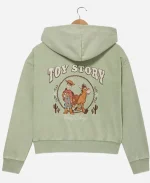 BoxLunch Toy Story 5 Woody & Bullseye Cropped Full-Zip Hoodie
