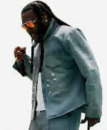 Burna Boy 2026 FIFA World Cup Opening Ceremony Denim Jacket