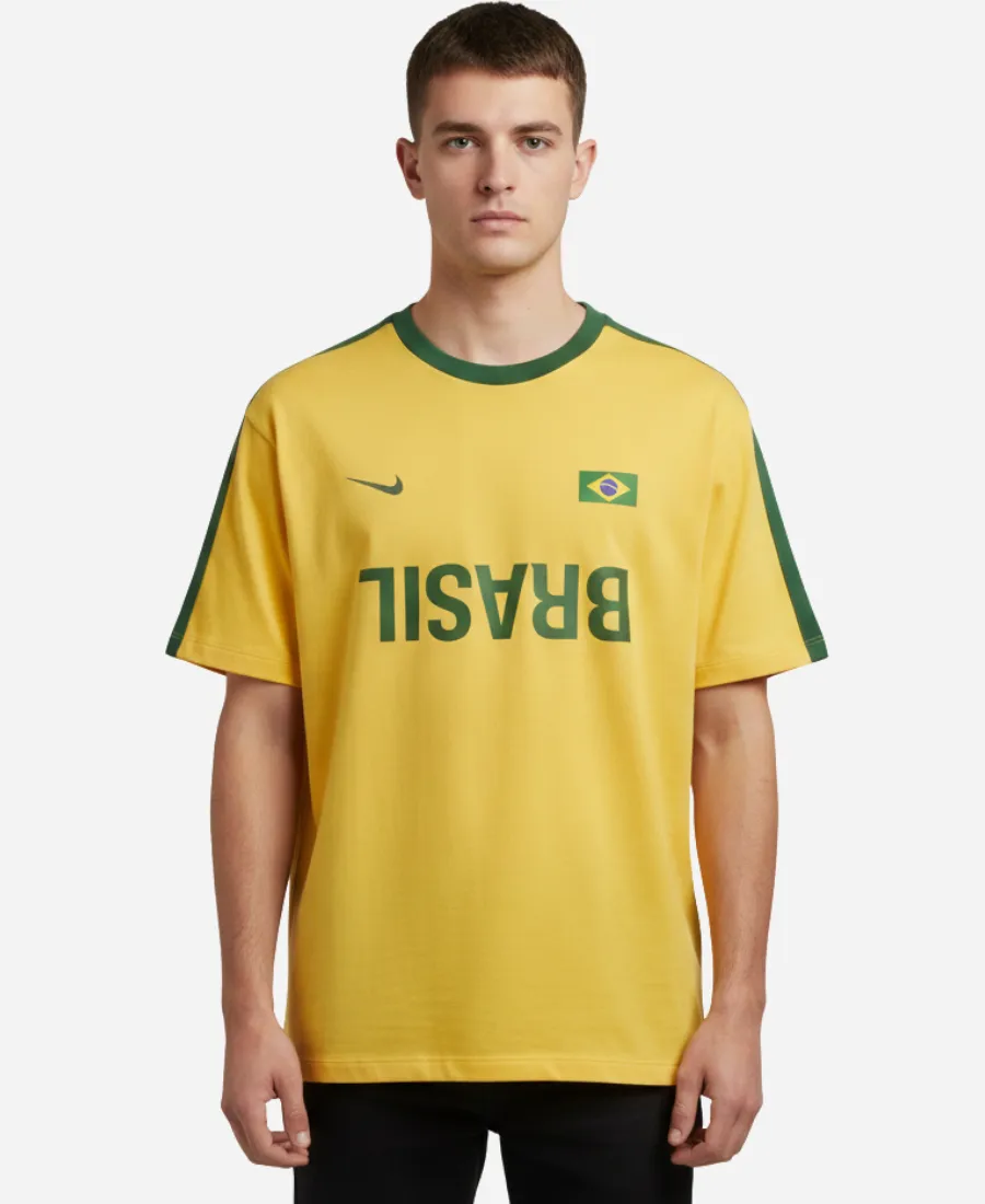 Cactus Jack Brasil Total 90 T-Shirt Cactus Jack x Nike Brasil Total 90 T-Shirt - Image 1