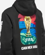 FIFA World Cup 2026 Match Ball Graphic Hoodie In Black