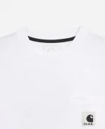 F.C.R.B Graphic Carhatt Wip Pocket Long-Sleeve T-Shirt - White