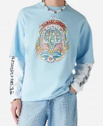  Cedric Joe 2026 Nemesis S01 Noah Stiles Blue Double Layer Oversized T‑Shirt