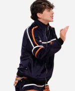 Timothée Chalamet NBA Playoffs 2026 Knicks vs Celtics Game 6 Chrome Hearts Velour Blue Tracksuit
