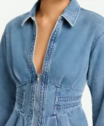 Chelsea Hamilton Beyond The Gates 2026 Blue Denim Shirt