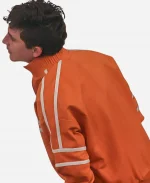 Timothee Chalamet Orange Tracksuit