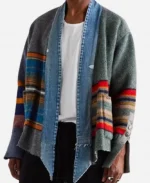 Colman Domingo The Four Seasons Multi-Stripe Kimono Jacket - Jacket Era