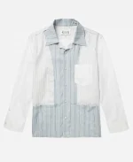 The Four Seasons Season 02 Danny Striped Cotton Shirt 