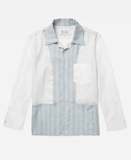 The Four Seasons Season 02 Danny Striped Cotton Shirt 
