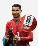 Cristiano Ronaldo 2026 FIFA Legacy Logo Sleeve Patch Red Shirt
