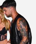 DJ Anyma 2026 Paris Fashion Week Show Black Leather Vest