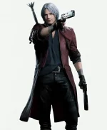 Devil May Cry 5 Dante Leather Coat Jacket - Jacket Era