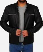 Damon Salvatore The Vampire Diaries Leather Jacket