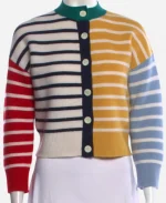 Danielle Olivera In The City S01 Colorblock Striped Cardigan