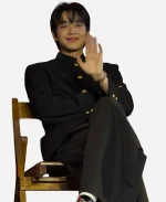 2026 Dating Alys Perez Press Conference Drake Palma Gakuran Jacket