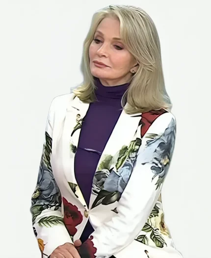 Kate Roberts Tv Series Days Of Our Lives 2026 Lauren Koslow Floral Blazer
