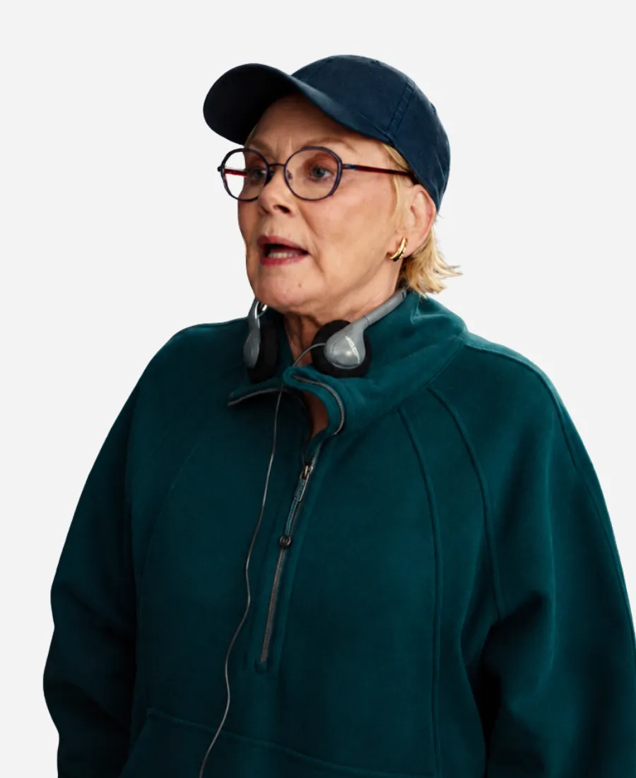 Deborah Vance Hacks S05 Jacket Deborah Vance TV Series Hacks S05 Jean Smart Green Oversized Jacket